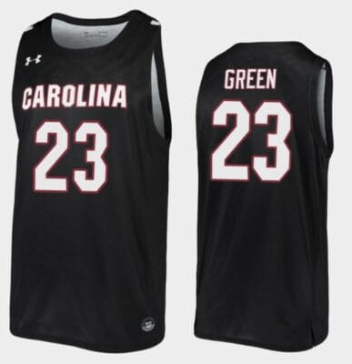 Mike Green Jersey South Carolina Gamecocks College Basketball Black Replica #23 8 Mike Green Jersey South Carolina Gamecocks College Basketball Black Replica #23