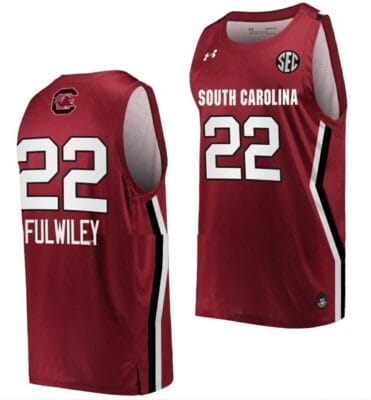 Milaysia Fulwiley Jersey South Carolina Gamecocks College Basketball Wine #22 8 Milaysia Fulwiley Jersey South Carolina Gamecocks College Basketball Wine #22