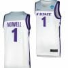 Markquis Nowell Jersey Kansas State Wildcats College Basketball 2023 NCAA March Madness White #1