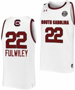 Milaysia Fulwiley Jersey South Carolina Gamecocks College Basketball White #22