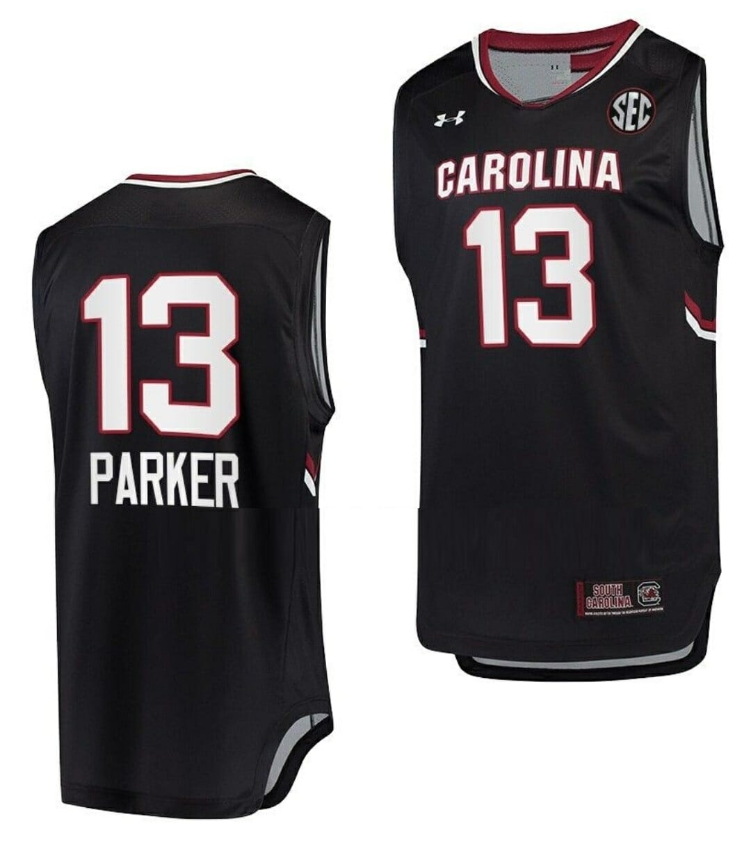 Martha Parker Jersey South Carolina Gamecocks Jersey College Basketball Black #13 1 Martha Parker Jersey South Carolina Gamecocks Jersey College Basketball Black #13