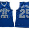 Memphis Tigers #25 Penny Hardaway NCAA Basketball Jersey Blue