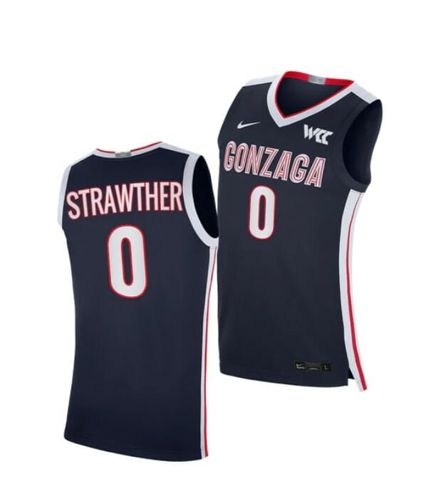 [Available] New Julian Strawther Jersey Basketball Navy