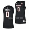Men's #0 Terquavion Smith Jersey NC State Wolfpack College Basketball Jerseys Black