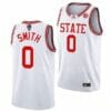 Men's #0 Terquavion Smith Jersey NC State Wolfpack College Basketball Jerseys White
