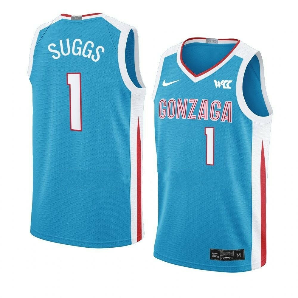 Men's #1 Jalen Suggs Jersey Gonzaga Bulldogs College Basketball Jerseys Blue 1 Men's #1 Jalen Suggs Jersey Gonzaga Bulldogs College Basketball Jerseys Blue