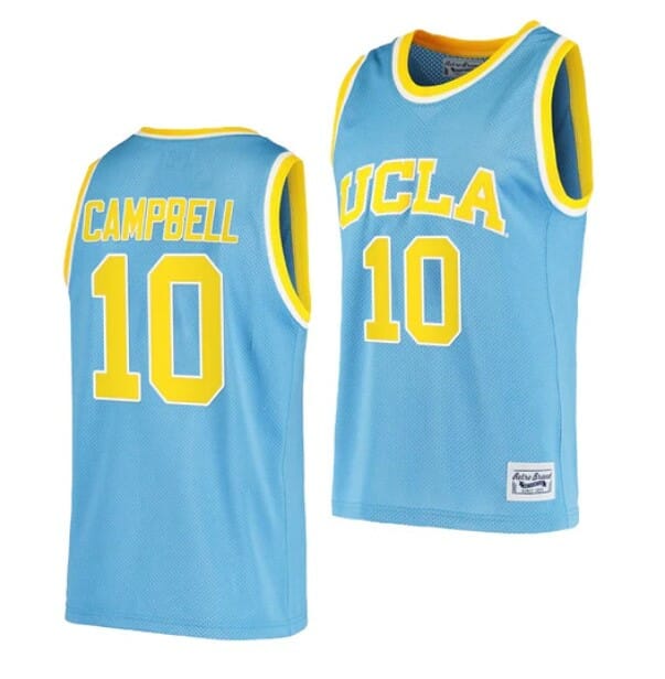 Men's #10 Tyger Campbell Jersey UCLA Bruins College Basketball Jerseys Blue Commenorative 6 Men's #10 Tyger Campbell Jersey UCLA Bruins College Basketball Jerseys Blue Commenorative