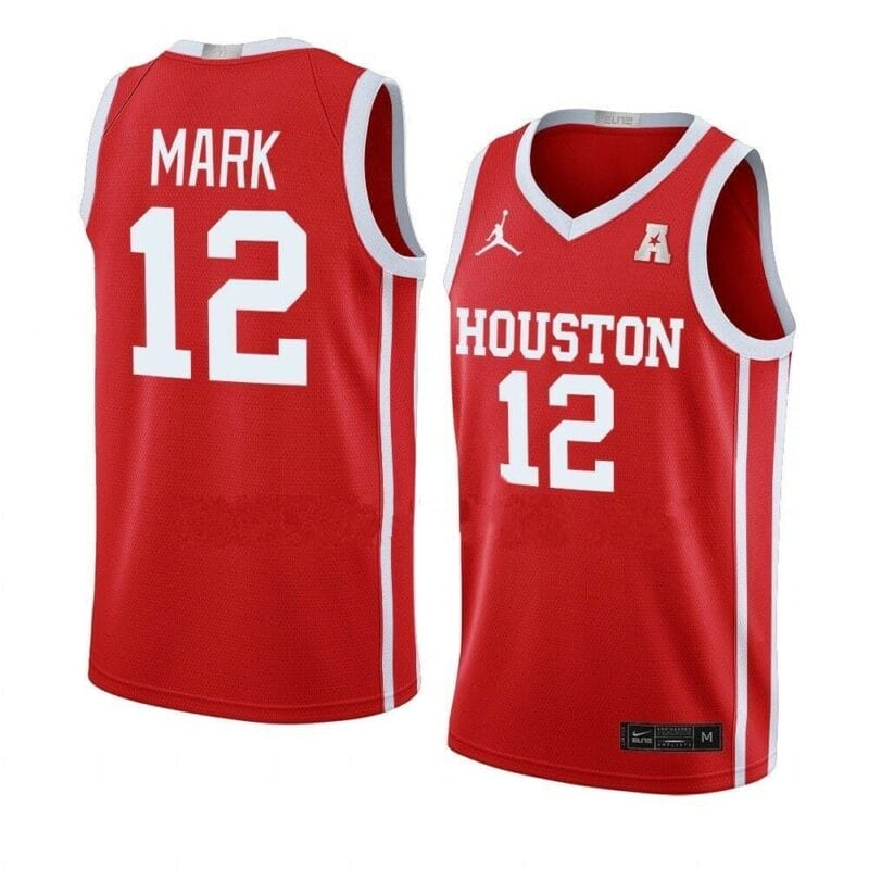 Men's #12 Tramon Mark Jersey Houston Cougars College Basketball Jerseys Red 6 Men's #12 Tramon Mark Jersey Houston Cougars College Basketball Jerseys Red