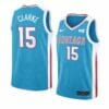 Men's #15 Brandon Clarke Jersey Gonzaga Bulldogs College Basketball Jerseys Blue