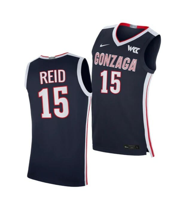 Men's #15 Efton Reid III Jersey Gonzaga Bulldogs College Basketball Jerseys Navy 6 Men's #15 Efton Reid III Jersey Gonzaga Bulldogs College Basketball Jerseys Navy