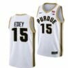 Men's #15 Zach Edey Jersey Purdue Boilermakers College Basketball Jerseys White 2 Men's #15 Zach Edey Jersey Purdue Boilermakers College Basketball Jerseys White