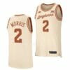 Men's #2 Arterio Morris Jersey Texas Longhorns College Basketball Jerseys Cream