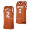 Men's #2 Arterio Morris Jersey Texas Longhorns College Basketball Jerseys Orange