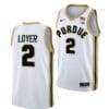 Men's #2 Fletcher Loyer Jersey Purdue Boilermakers College Basketball Jerseys White 3 Men's #2 Fletcher Loyer Jersey Purdue Boilermakers College Basketball Jerseys White