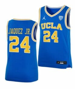 Men's #24 Jaime Jaquez Jr Jersey UCLA Bruins College Basketball Jerseys Royal