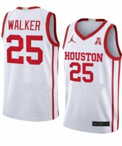 Men's #25 Jarace Walker Jersey Houston Cougars College Basketball Jerseys White