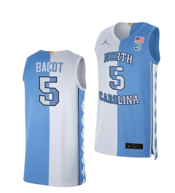 Men's #5 Armando Bacot Jersey North Carolina Tar Heels College Basketball Jerseys Blue White 6 Men's #5 Armando Bacot Jersey North Carolina Tar Heels College Basketball Jerseys Blue White