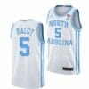 Men's #5 Armando Bacot Jersey North Carolina Tar Heels College Basketball Jerseys White Elite