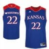 Men's Jayhawks #22 Andrew Wiggins Jersey Royal Player College Basketball Jerseys 3 Men's Jayhawks #22 Andrew Wiggins Jersey Royal Player College Basketball Jerseys