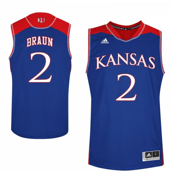 Mens Kansas #2 Christian Braun Jersey Royal Alumi College Basketball Jerseys 6 Mens Kansas #2 Christian Braun Jersey Royal Alumi College Basketball Jerseys