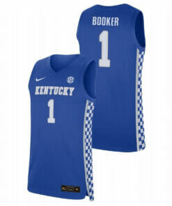 Men’s Kentucky Wildcats #1 Royal Devin Booker Jersey College Basketball Jerseys