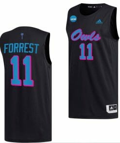 Michael Forrest Jersey FAU Owls College Basketball 2023 NCAA March Madness Black #11