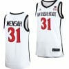 Nathan Mensah Jersey San Diego State Aztecs College Basketball Home White #31 4 Nathan Mensah Jersey San Diego State Aztecs College Basketball Home White #31