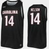 Nathan Nelson Jersey South Carolina Gamecocks College Basketball Black Replica #14 5 Nathan Nelson Jersey South Carolina Gamecocks College Basketball Black Replica #14