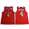 NC State Wolfpack #4 Dennis Smith Jr. NCAA Basketball Red