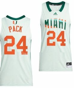 Nijel Pack Jersey Miami Hurricanes College Basketball Honoring Black Excellence White #24