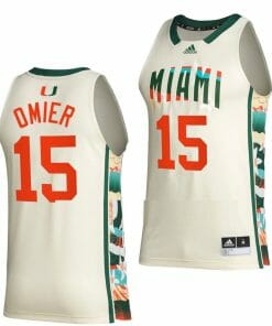 Norchad Omier Jersey Miami Hurricanes College Basketball White Honoring Black Excellence #15