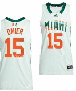 Norchad Omier Jersey Miami Hurricanes College Basketball Honoring Black Excellence White #15