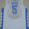 North Carolina Tar Heels #5 Marcus Paige NCAA Basketball Jersey White 5 North Carolina Tar Heels #5 Marcus Paige NCAA Basketball Jersey White
