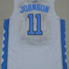 North Carolina Tar Heels #11 Brice Johnson NCAA Basketball Jersey White 3 North Carolina Tar Heels #11 Brice Johnson NCAA Basketball Jersey White