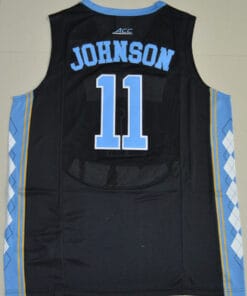 North Carolina Tar Heels #11 Brice Johnson NCAA Basketball Jersey Black