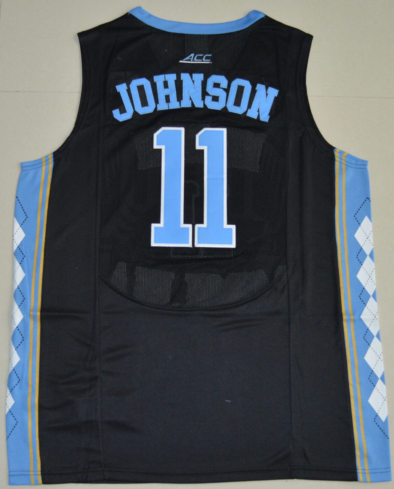 North Carolina Tar Heels #11 Brice Johnson NCAA Basketball Jersey Black 1 North Carolina Tar Heels #11 Brice Johnson NCAA Basketball Jersey Black