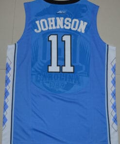 North Carolina Tar Heels #11 Brice Johnson NCAA Basketball Jersey Blue
