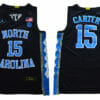 North Carolina Tar Heels #15 Carter NCAA Basketball Jersey Black 5 North Carolina Tar Heels #15 Carter NCAA Basketball Jersey Black
