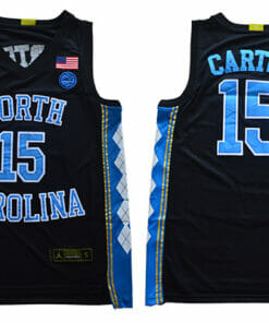 North Carolina Tar Heels #15 Carter NCAA Basketball Jersey Black