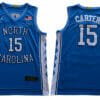 North Carolina Tar Heels #15 Carter NCAA Basketball Jersey Blue