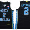 North Carolina Tar Heels #2 Anthony NCAA Basketball Jersey Black