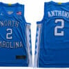 North Carolina Tar Heels #2 Anthony NCAA Basketball Jersey Blue 5 North Carolina Tar Heels #2 Anthony NCAA Basketball Jersey Blue