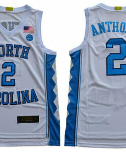 North Carolina Tar Heels #2 Anthony NCAA Basketball Jersey White
