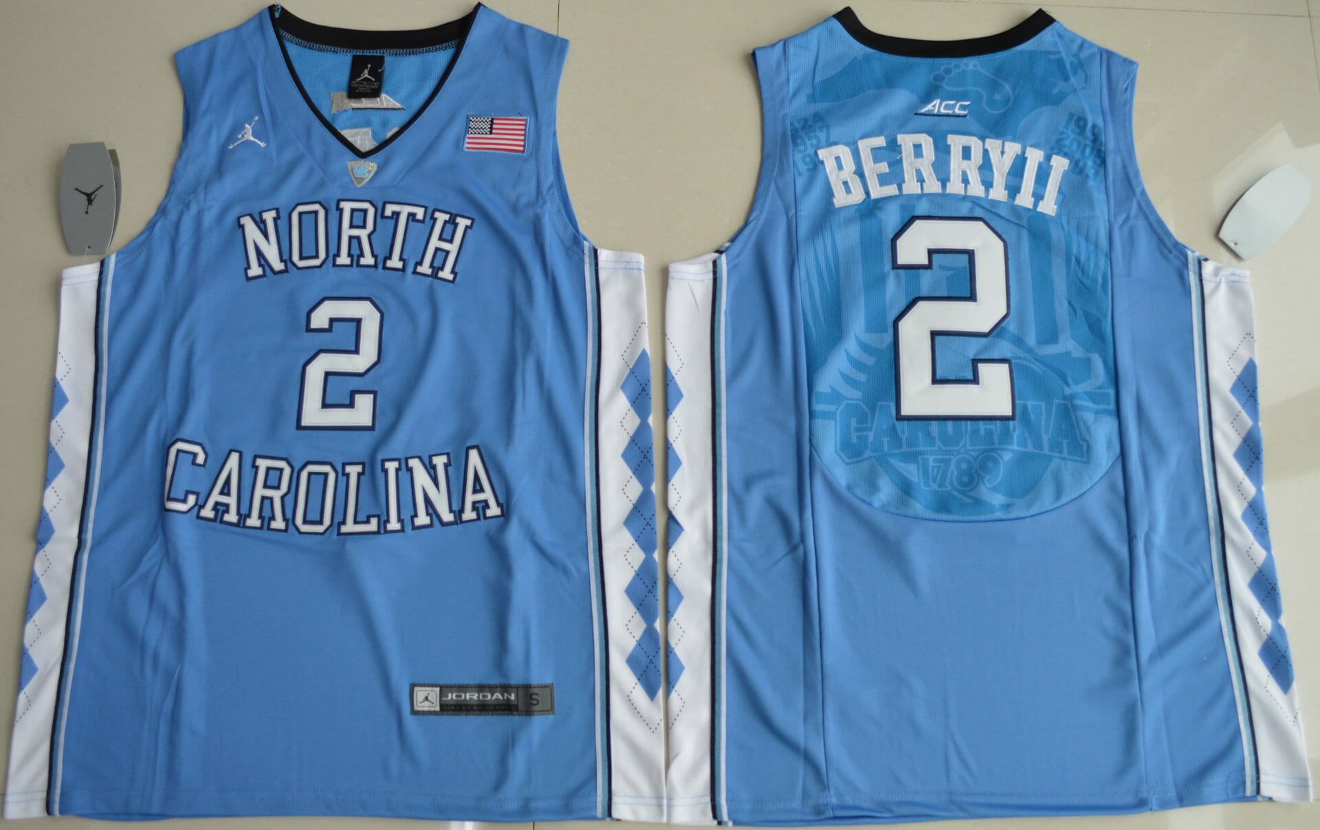 North Carolina Tar Heels #2 Joel Berry II NCAA Basketball Jersey Blue 1 North Carolina Tar Heels #2 Joel Berry II NCAA Basketball Jersey Blue