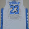 North Carolina Tar Heels #23 Michael Jordan NCAA Basketball Jersey White 5 North Carolina Tar Heels #23 Michael Jordan NCAA Basketball Jersey White