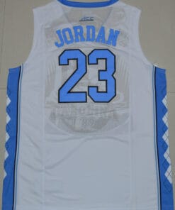 North Carolina Tar Heels #23 Michael Jordan NCAA Basketball Jersey White