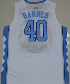 North Carolina Tar Heels #40 Harrison Barnes NCAA Basketball Jersey White