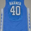North Carolina Tar Heels #40 Harrison Barnes NCAA Basketball Jersey Blue