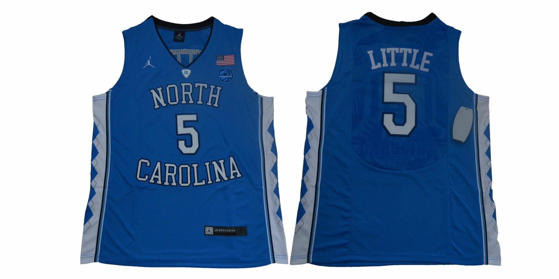 North Carolina Tar Heels #5 Little NCAA Basketball Jersey Blue 1 North Carolina Tar Heels #5 Little NCAA Basketball Jersey Blue