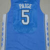 North Carolina Tar Heels #5 Marcus Paige NCAA Basketball Jersey Blue